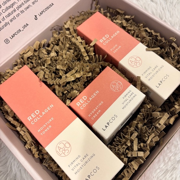 LAPCOS | Red Vegan Collagen 3-Step Set NEW IN BOX - Picture 7 of 12